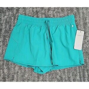 Layer 8 Woven Utility Pocket Shorts Size L Teal